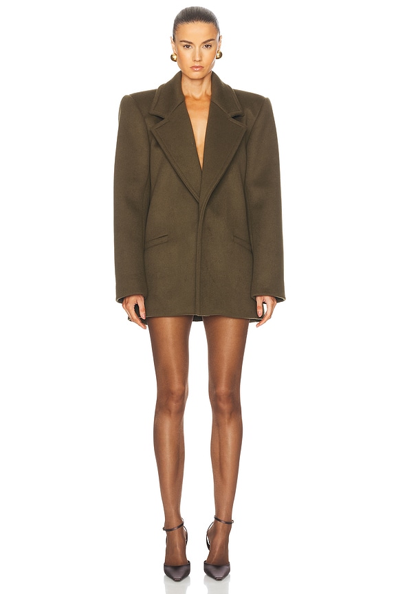 ジャケット・アウター the virgins tweed feather cuff jacket the virgins tweed feather cuff jacket