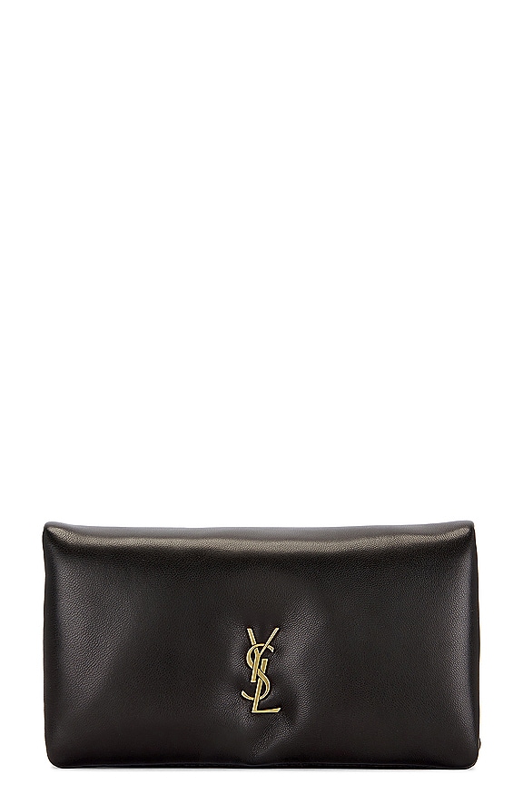 【Saint Laurent】CALIPSO LONG POUCH◆7740622IU0W Saint Laurent Women's Calipso Long Pouch In Nero | ModeSens