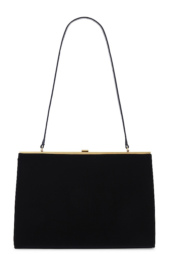 The Row Amazon Clutch in Raisin SHG | FWRD