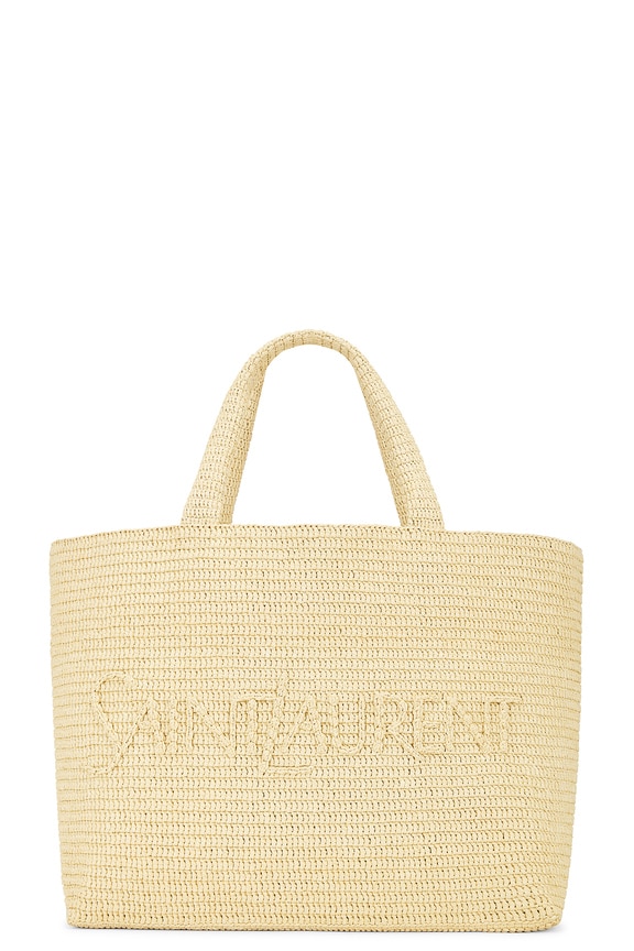 ALAÏA Large Khaima Panier Bag in Ivoire | FWRD