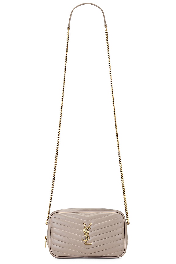 Saint Laurent Toy Puffer Bag in Cool Beige | FWRD