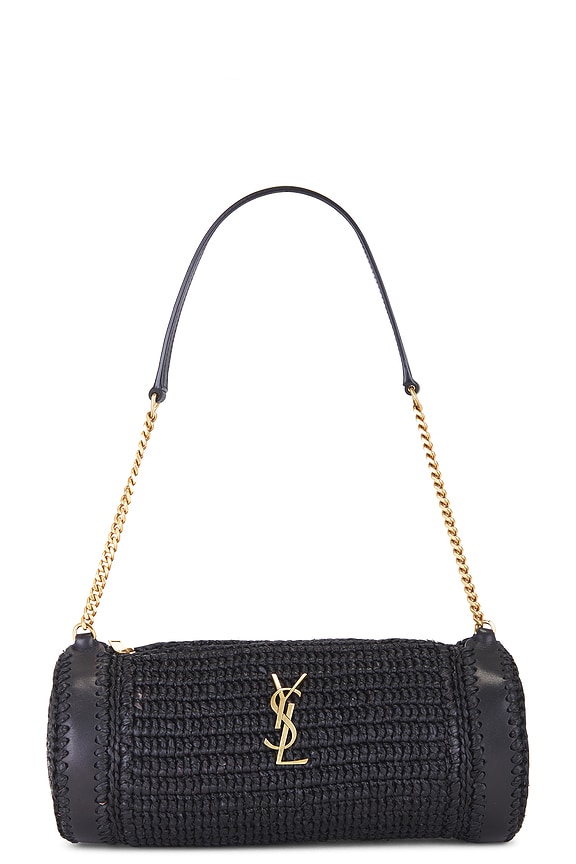 Saint Laurent Baby Downtown YSL Cabas Bag in Greyish Brown