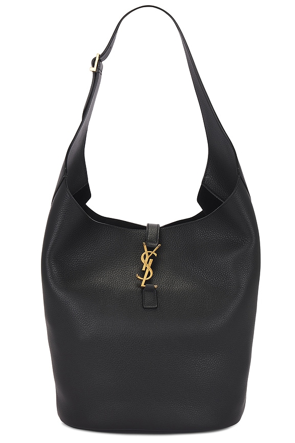 The Row Large Slouchy Banana Bag in Black PLD | FWRD