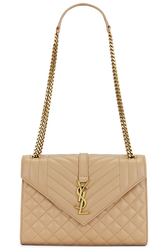 Saint Laurent Small Sac De Jour Bag in Cappuccino | FWRD