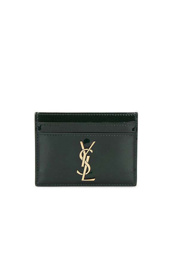 Saint Laurent Card Case in Coral Paradise | FWRD Saint Laurent Card Case in Coral Paradise | FWRD