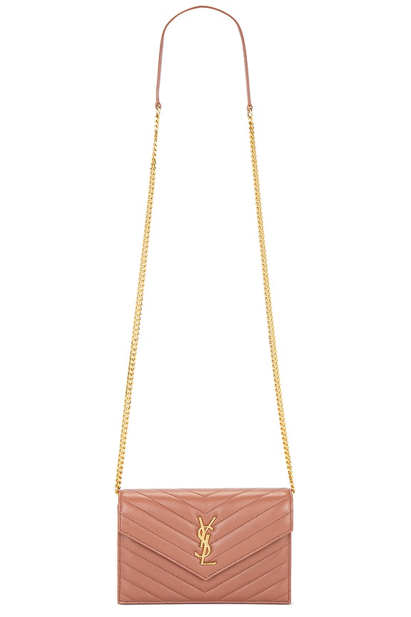 クラッチバッグ SAINT LAURENT GABY DOUBLE-FLAP CHAIN POUCH Saint Laurent Gaby Double Flap Chain Pouch - ShopperBoard