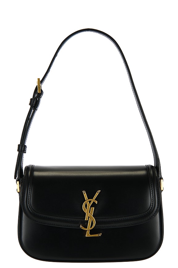 Saint Laurent Small Solferino Satchel Bag in Nero | FWRD