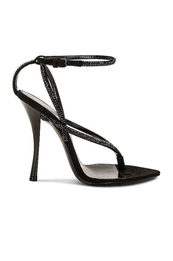 新作*TOM FORD*Padlock 105 ロック付パイソン柄レザーサンダル TOM FORD PADLOCK サンダル - Black | FWRD