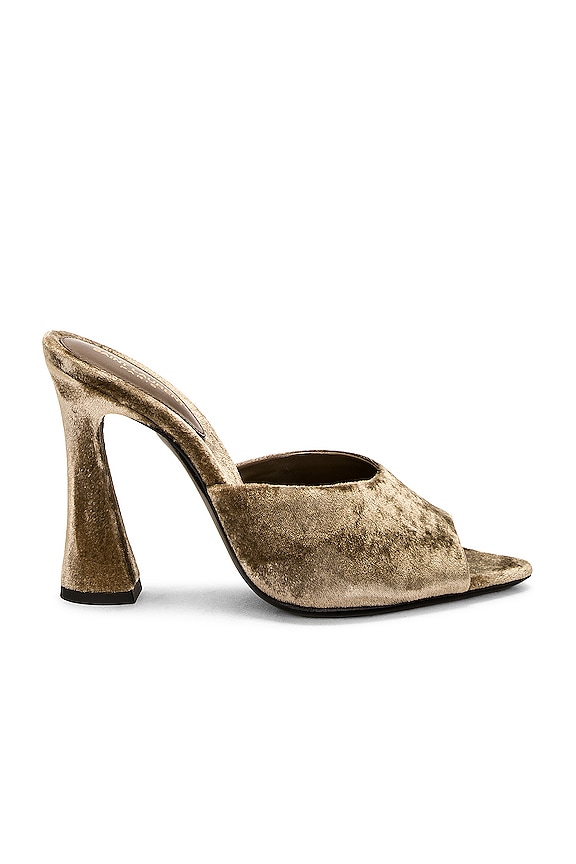 Saint Laurent Suite Mule Sandal in Arancio | FWRD