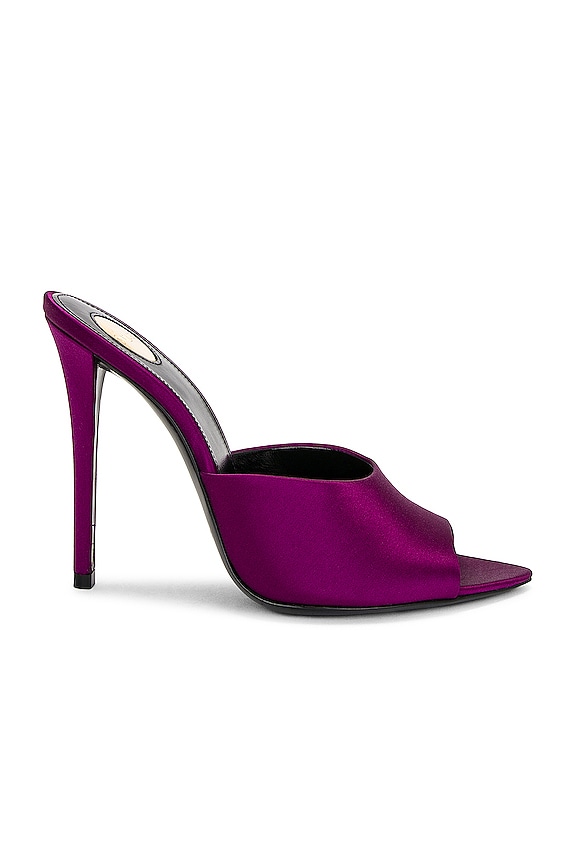 パンプス Nova 95 Sandals Mules Saint Laurent Sexy 95 Sandals in Tibet Red | FWRD