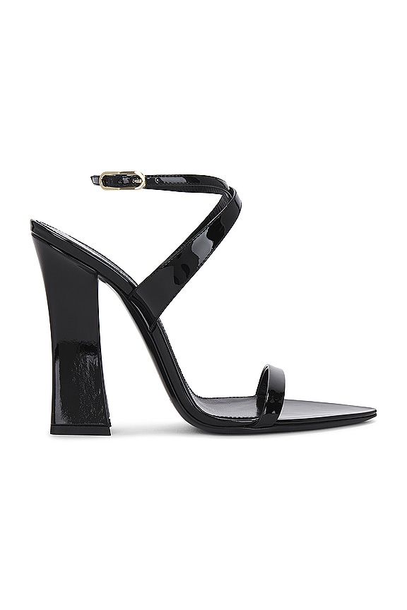 Saint Laurent Gippy Thong Sandal in Nero | FWRD