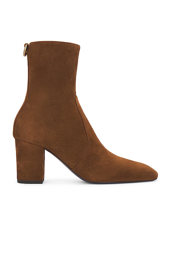 Stella McCartney Iconic Reptile Print Boot in Coffee | FWRD