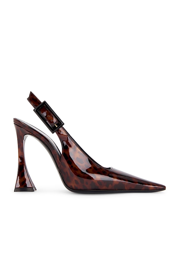 Valentino Garavani V Logo Slingback Kitten Heels in Black | FWRD Valentino Garavani V Logo Slingback Kitten Heels in Black | FWRD