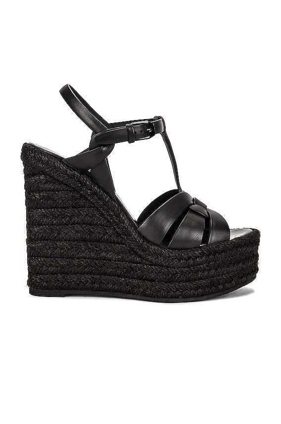 Manolo Blahnik Rocar 105 Patent Sandal in Black | FWRD