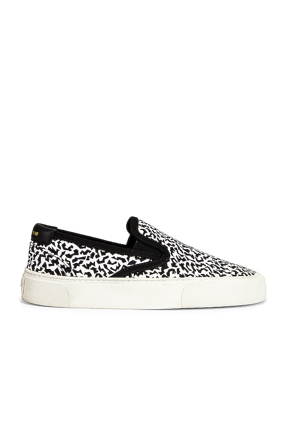 VERSACE Logo Espadrilles in Nero & Bianco | FWRD display picture 3