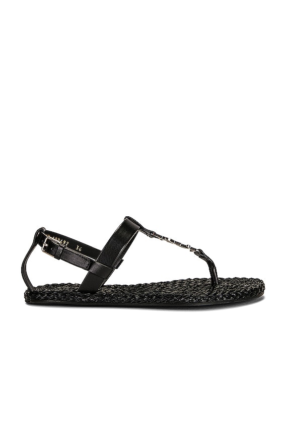 Saint Laurent CASSANDRA サンダル - Noir | FWRD