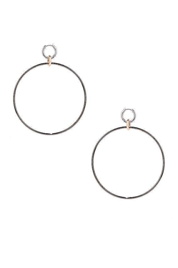 Balenciaga Camden Nose Ring in Shiny Silver | FWRD
