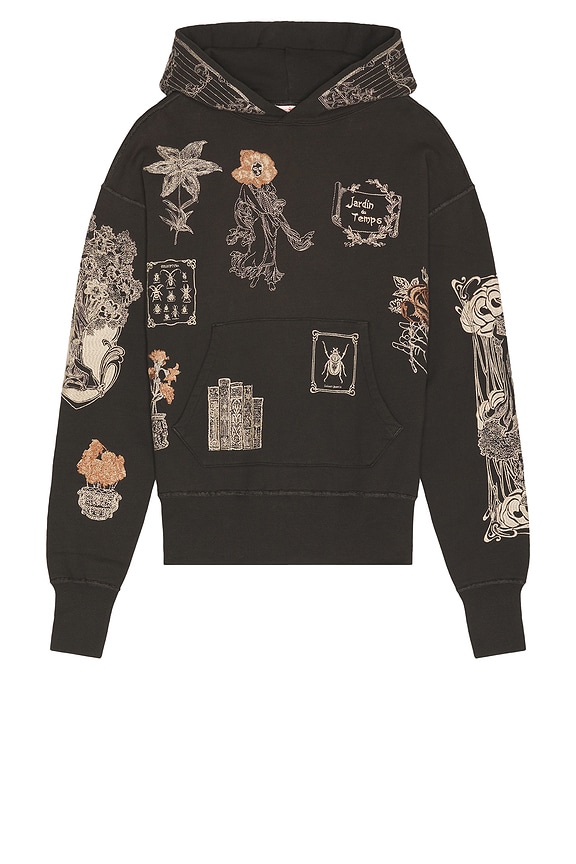 Amiri Starburst Crystal Hoodie in Black | FWRD