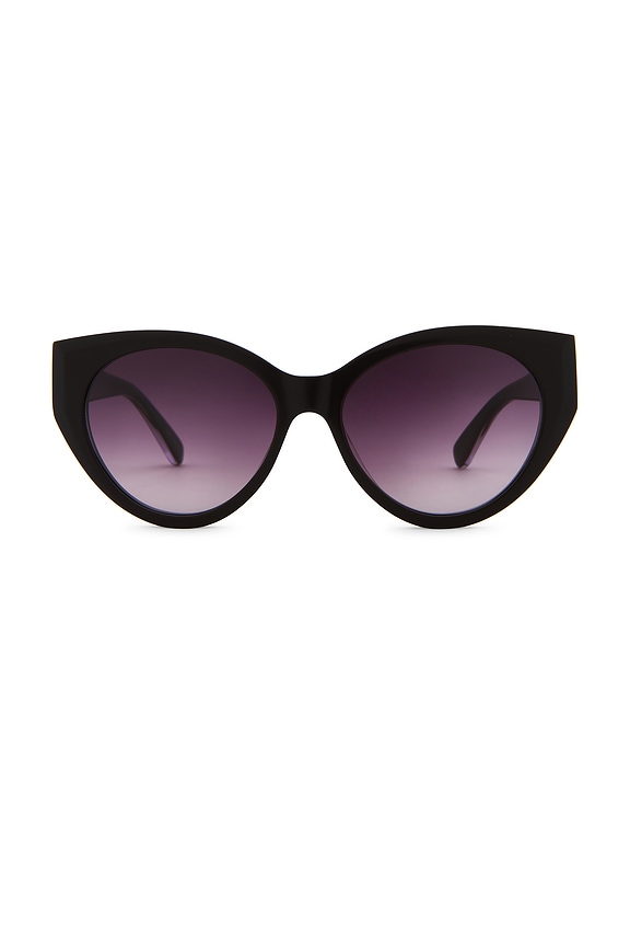 STELLA MCCARTNEY Medallion Sunglasses‎ in Black & Gradient Smoke Stella McCartney Medallion Sunglasses in Black & Gradient  main image 4