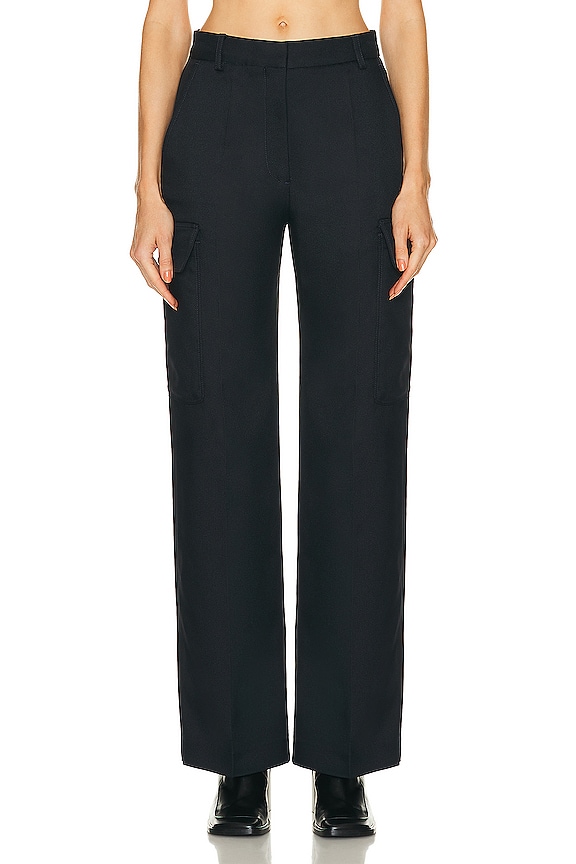 Victoria Beckham Straight Leg in Black | FWRD