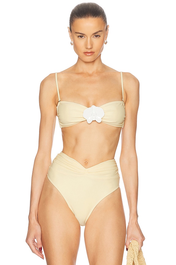 Isabel Marant Etoile Starla Bikini Top in Faded Night | FWRD
