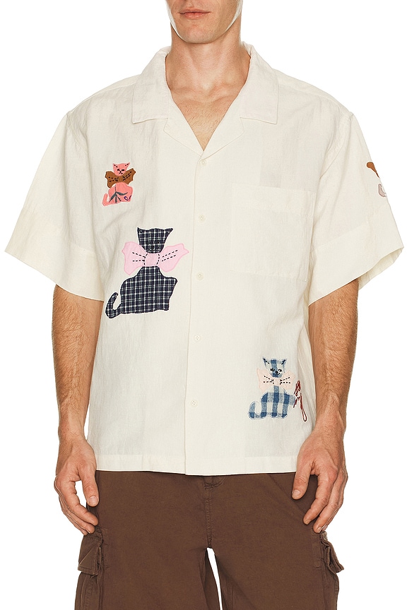 Story mfg. Short On Time Jacket in Tales Patchwork | FWRD