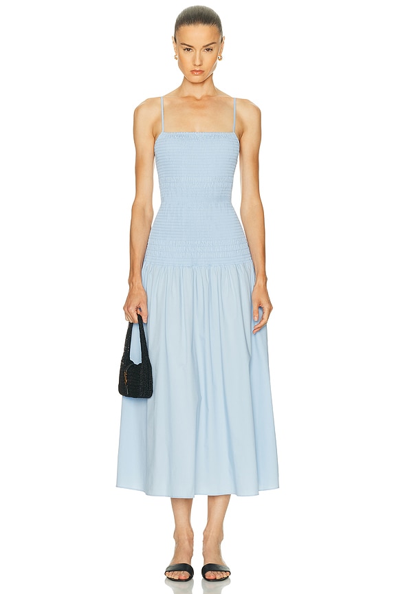 Alexis Delphine Dress in Tuscan Blue | FWRD