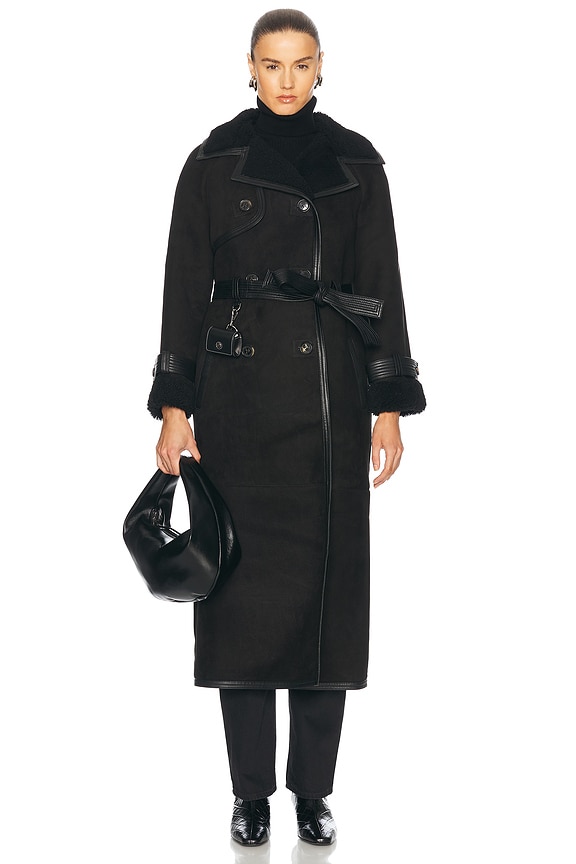 Rick Owens Sail Coat in Black | FWRD