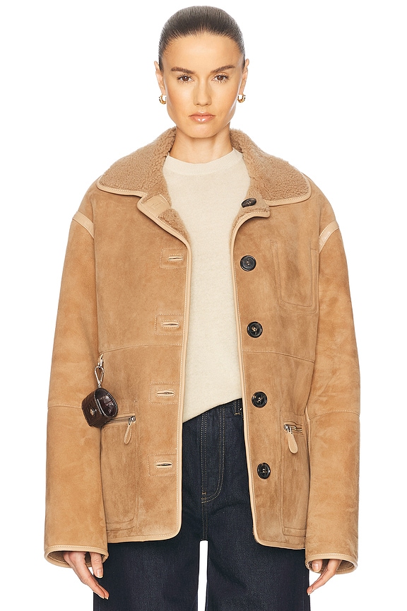 美品 LEMAIRE DISPATCH JACKET CIGAR Lemaire Dispatch Jacket in Cigar | FWRD