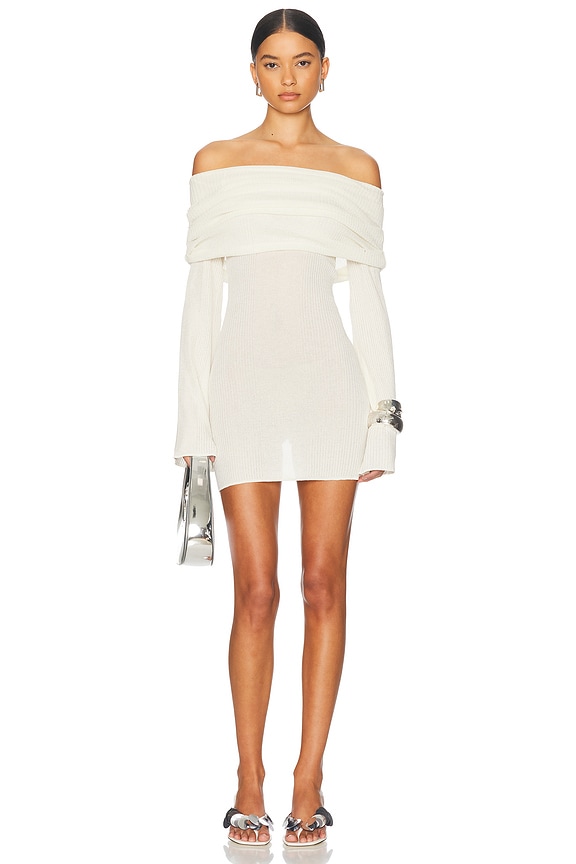 【送料&関税込】Alexander Wang Off-the-shoulder Dress With R Alexander Wang Wrap Front Off The Shoulder Shirt Dress In