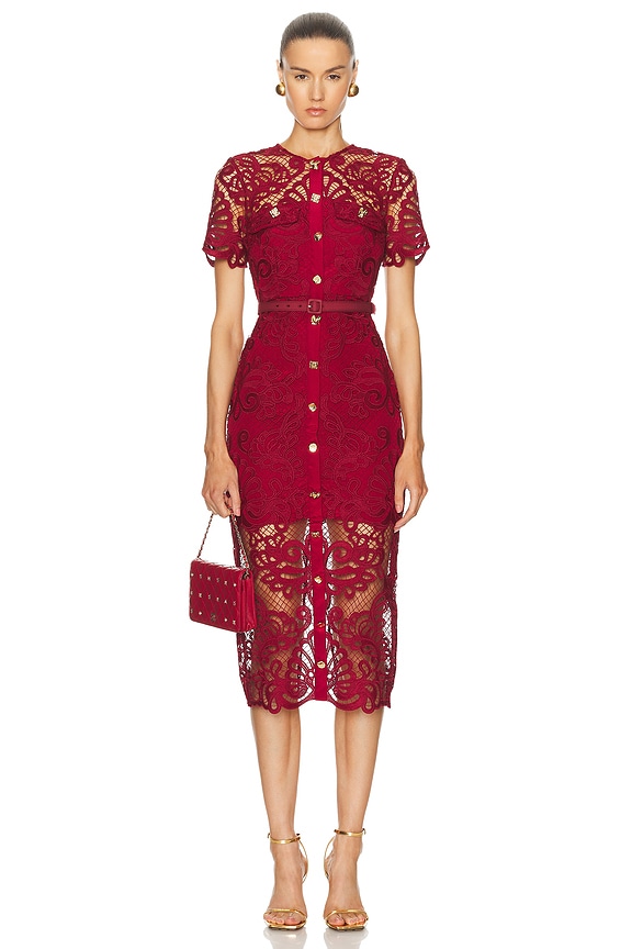 knee length dresses for ladies Mimosa Cutout Midi Dress-MIDNIGHT FLORAL / 4