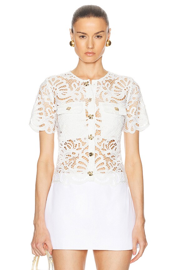 Isabel Marant Etoile Galaor Top in Ecru | FWRD Isabel Marant Etoile Galaor Top in Ecru | FWRD