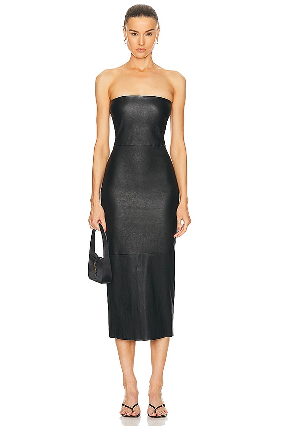 Johanna Ortiz African Canopy Ankle Dress in Toile Burnt Maroon