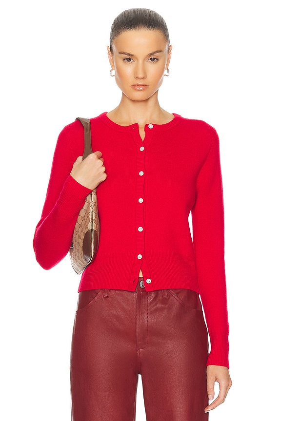 COMME des GARCONS PLAY Cardigan in Pink | FWRD