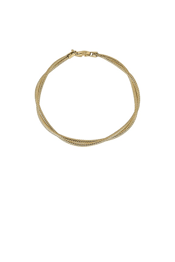retrofete Heather Dress in Gold Chainmail | FWRD