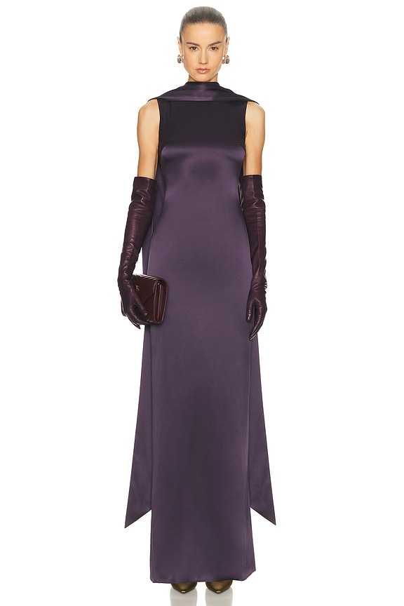 the constantina jersey dress with bow in swiss cream helsa Amethyst Helsa brand