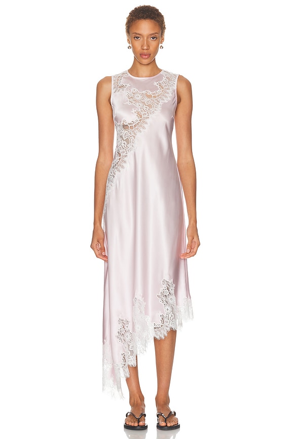 Needle & Thread Constellation Lace Dress in Petal Pink