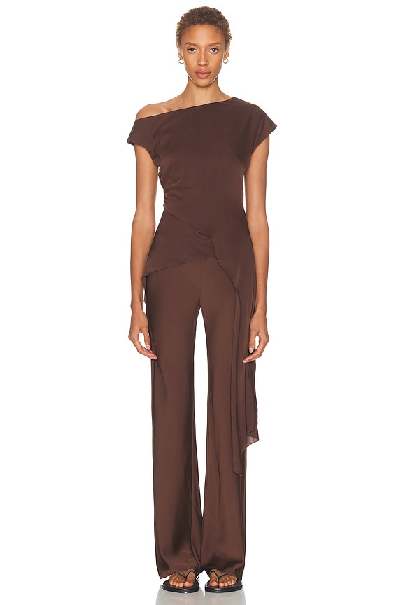 JACQUEMUS Marimba Top in Light Brown | FWRD