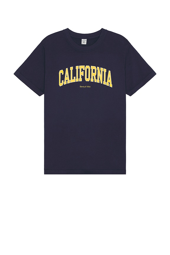 Sporty&Rich｜ (Dodgers T-Shirt - Dark Navy (TO043627667B Sporty & Rich Dodgers T-Shirt in Dark Navy | FWRD