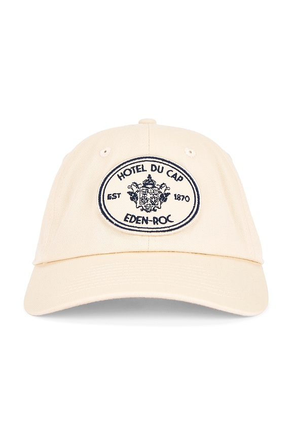 Sporty & Rich X Le Bristol Paris Faubourg Wool Hat in White Navy