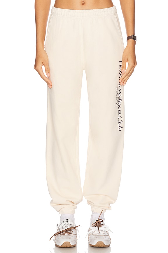美品 ALEXANDER WANG Logo Sweat Set Up Alexander Wang Puff Paint Logo Sweatpant in Pink Glo | FWRD