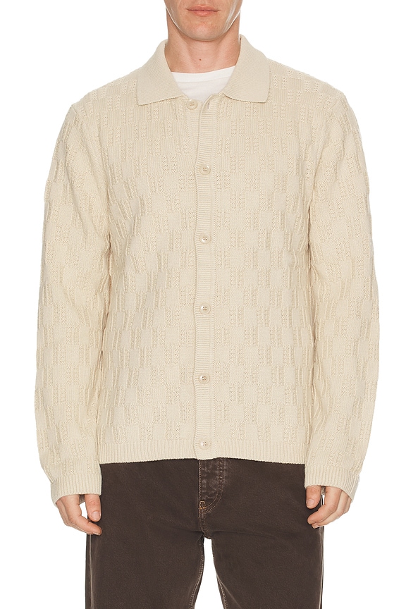 Fear of God Mesh Motocross Jersey in Sand & Black | FWRD