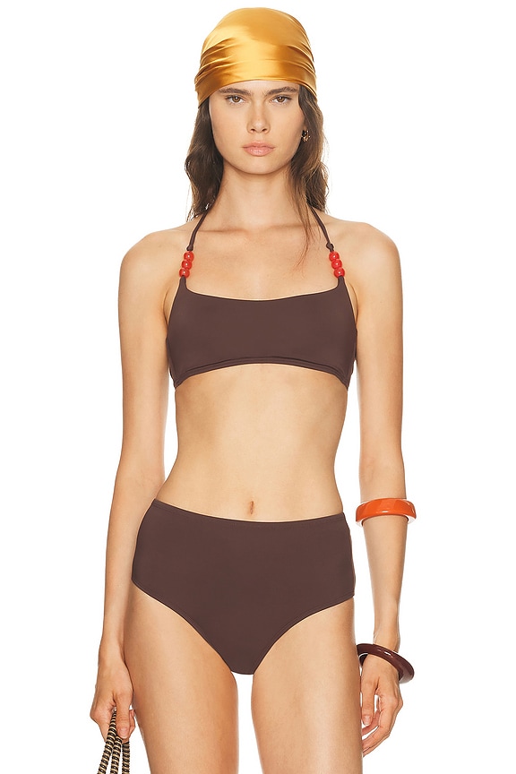 Alexander Wang Bikini Top in Black | FWRD