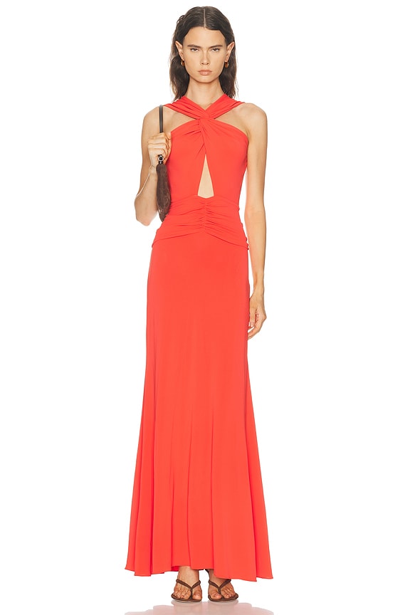 Proenza Schouler Faye Backless Dress in Red | FWRD