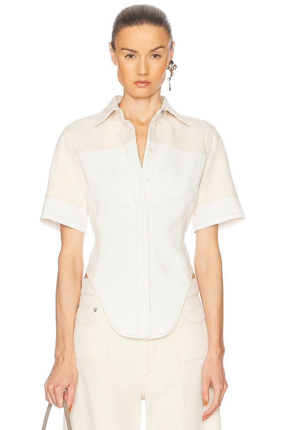carhartt　W SHORT-SLEEVE JAXON SHIRTS Carhartt WIP W' S/S Jaxon Shirt, Air Sky / White | Official