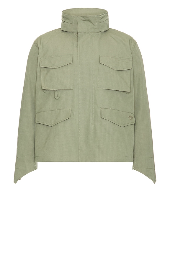 RC Outdoor Supply Packable Nylon Anorak in Gradient Green RC Outdoor Supply Packable Nylon Anorak in Gradient Green