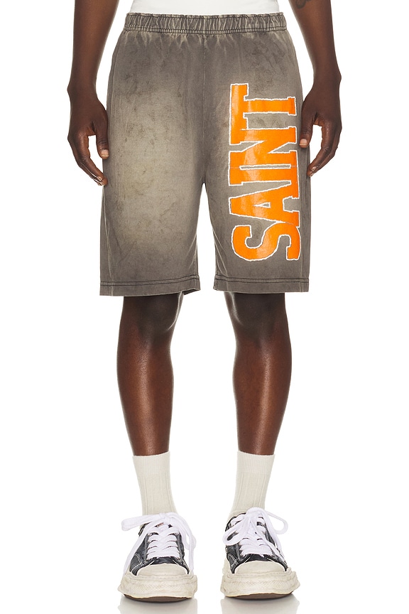 Rick Owens Drawstring Karloff Boxers in Black & Oyster | FWRD