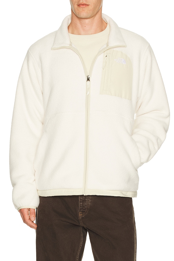 Amiri Bones Fleece Jacket in Alabaster | FWRD