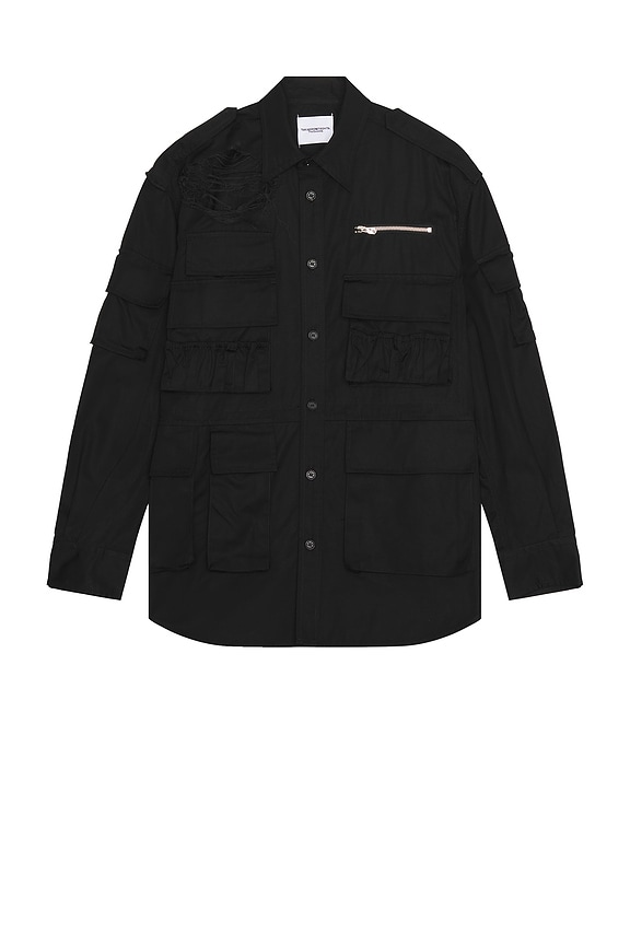 COMME des GARCONS Homme Plus Broad Shirt in Black | FWRD