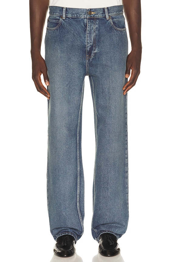 Amiri Broken Jean in Deep Classic Indigo | FWRD